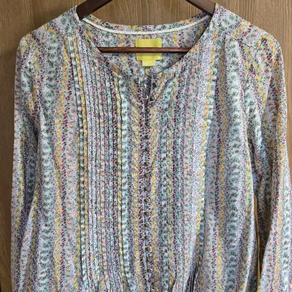 Anthropologie Maeve Gelise Floral Blouse - Picture 6 of 14